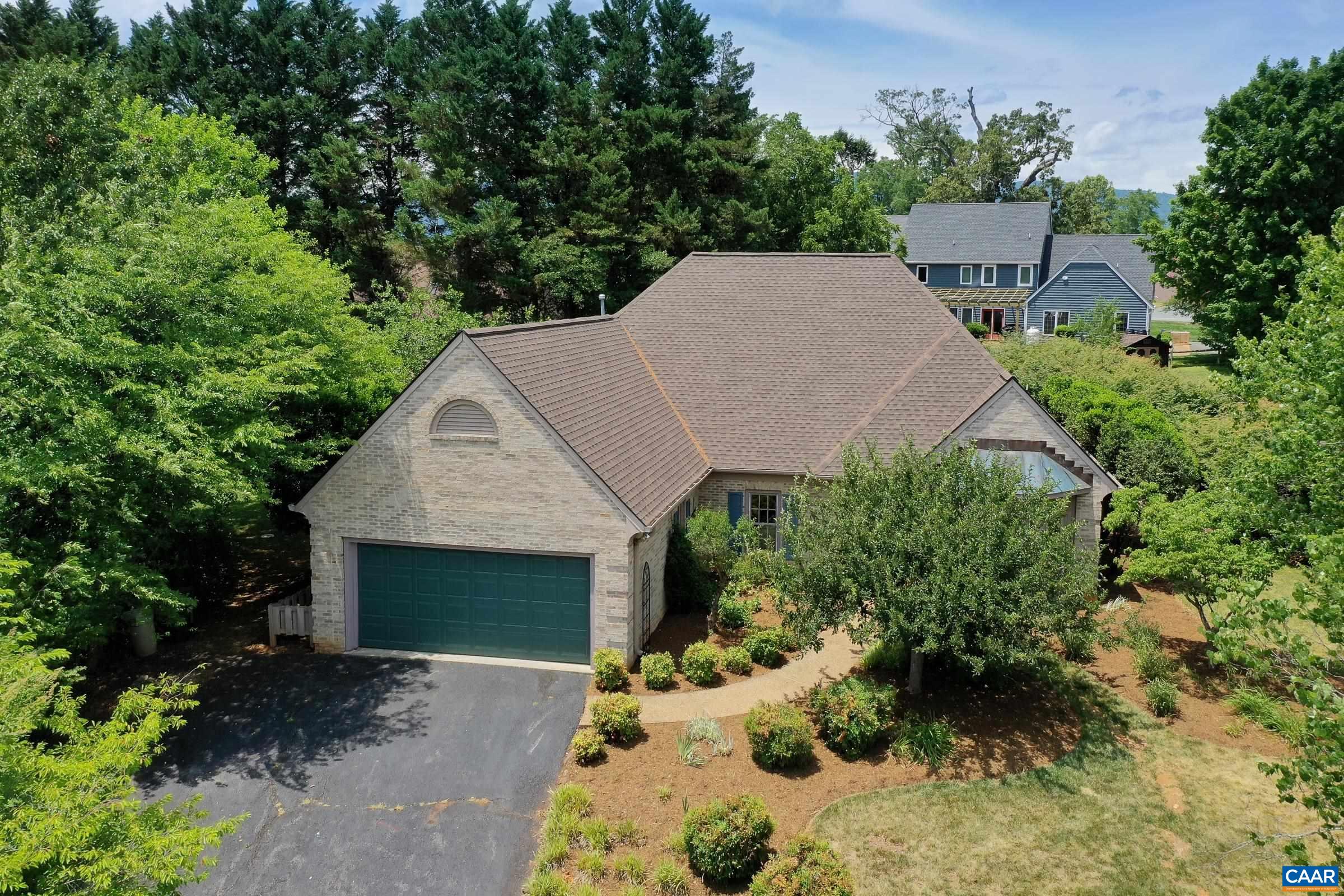 One level living home in Highlands neighborhood near Crozet!