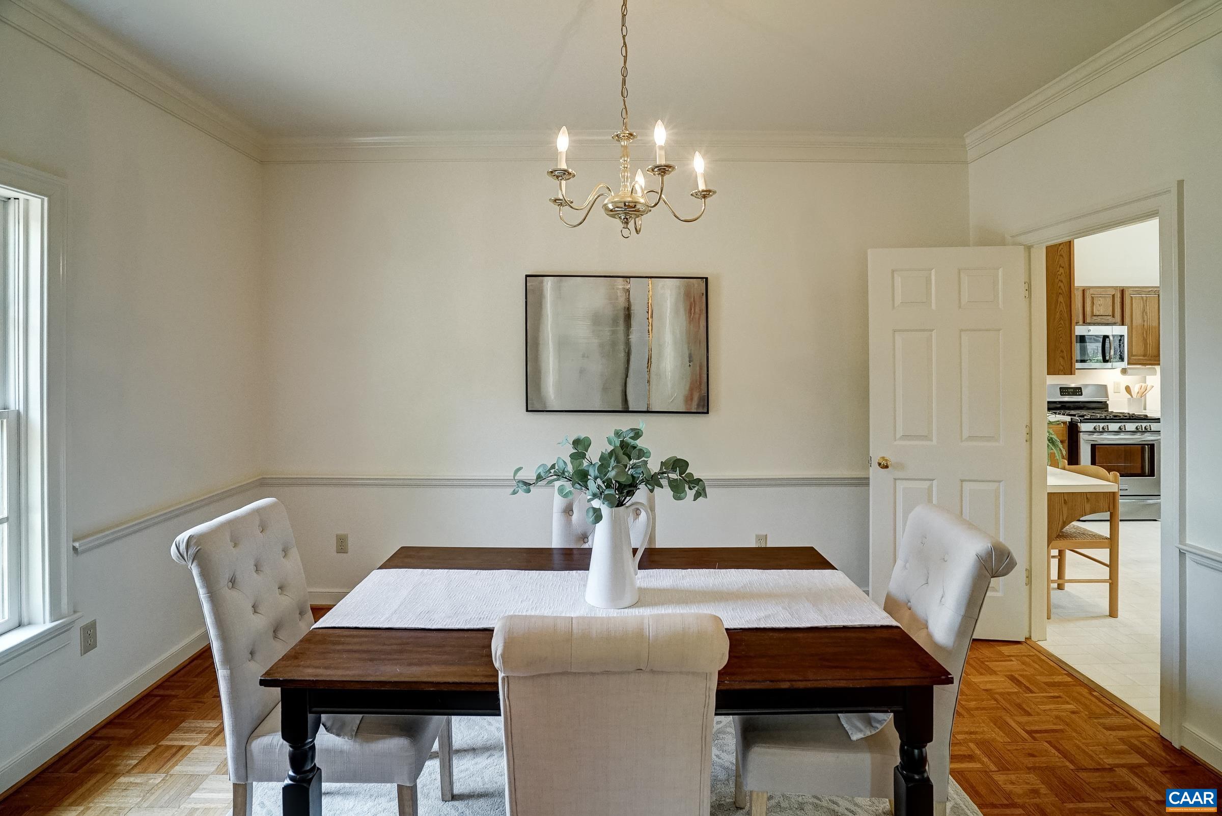 Formal dining room.