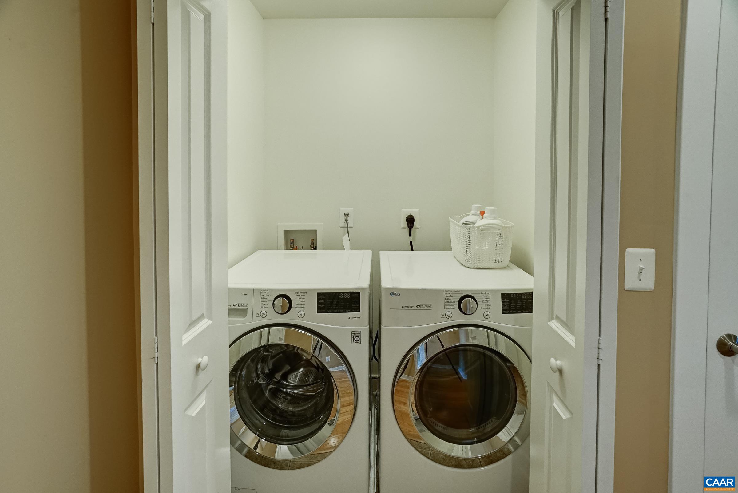 Laundry area on second floor.