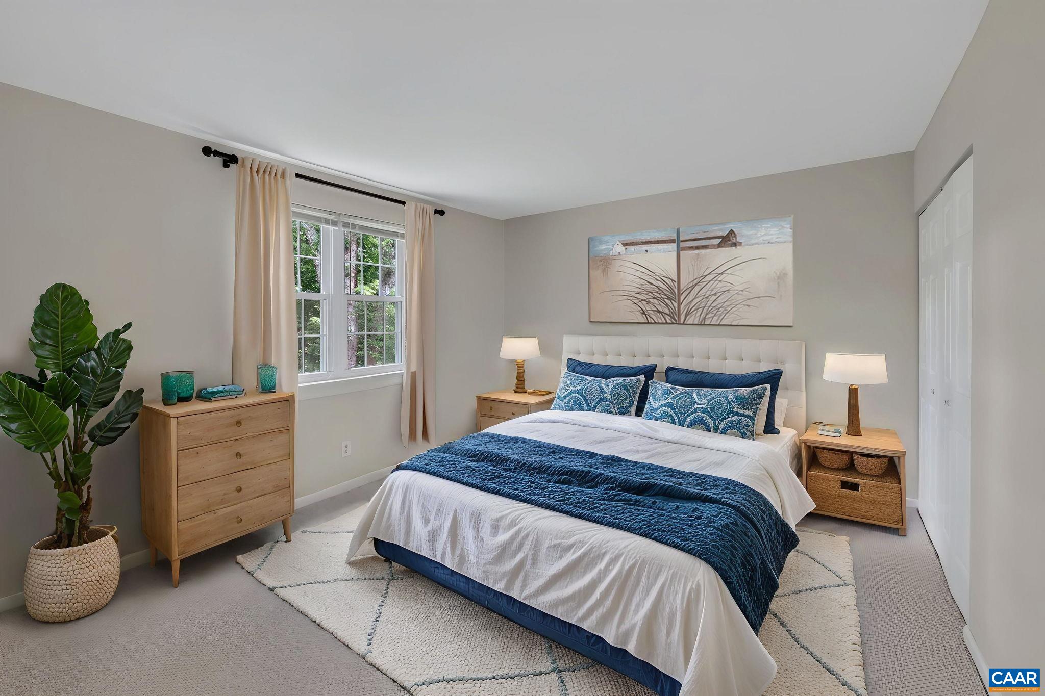 Surprisingly large primary bedroom.