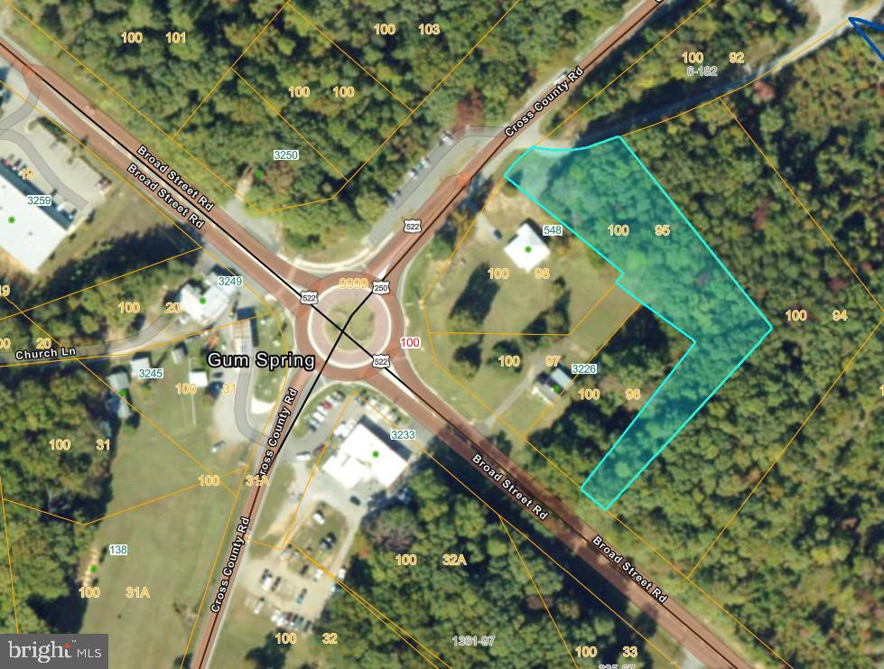 0 BROAD STREET AND CROSS COUNTY RD, GUM SPRING, Virginia 23065, ,Land,0 BROAD STREET AND CROSS COUNTY RD,VALA2010140 MLS # VALA2010140