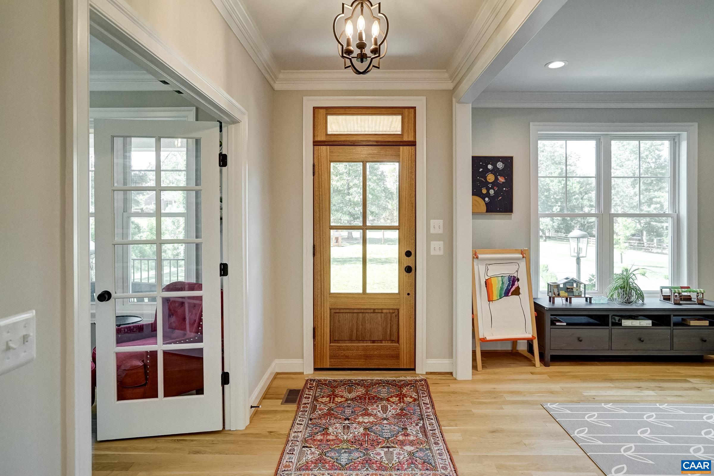 Hardwood floors and light filled rooms throughout the home!