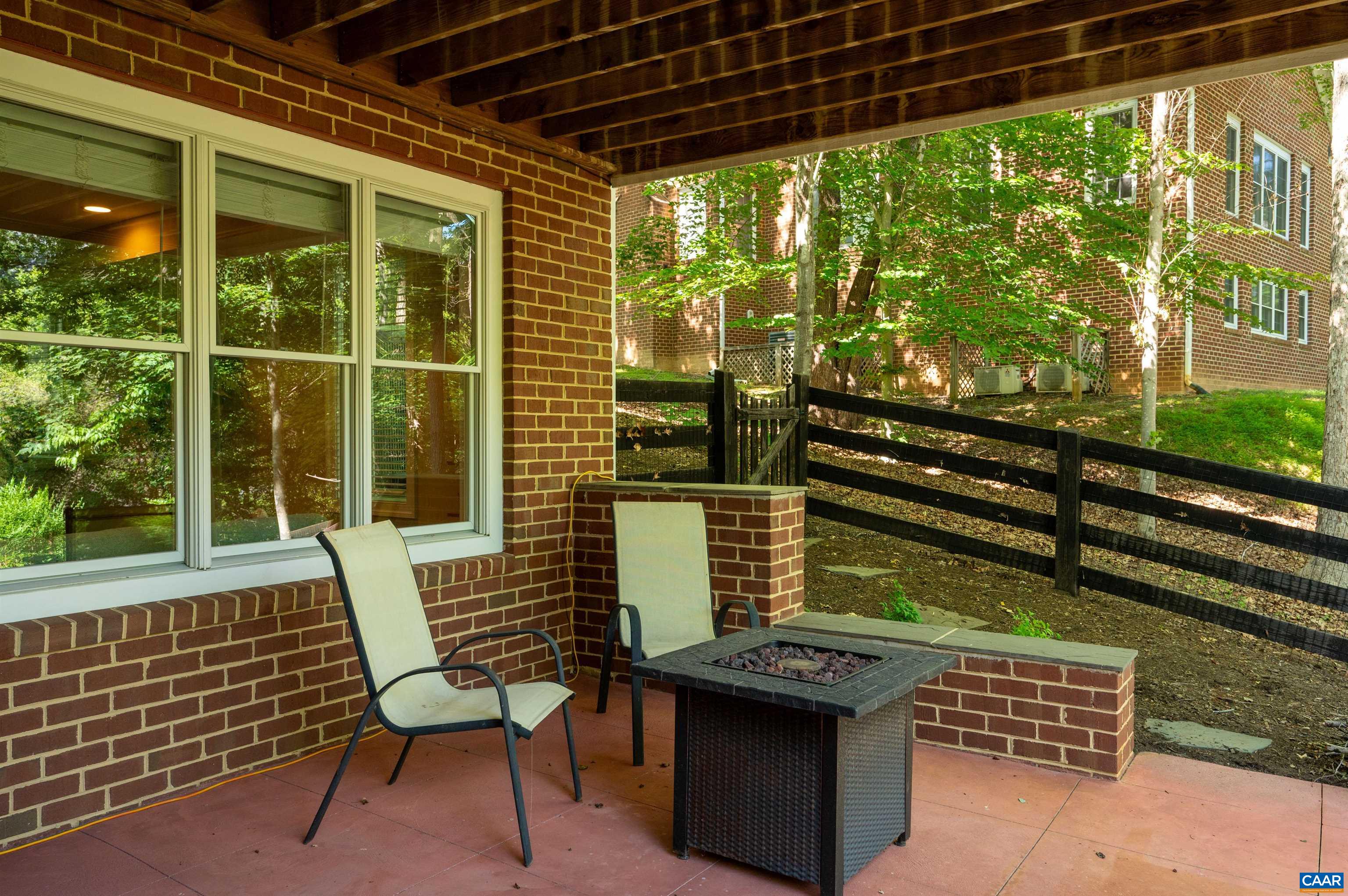 Fenced in back yard