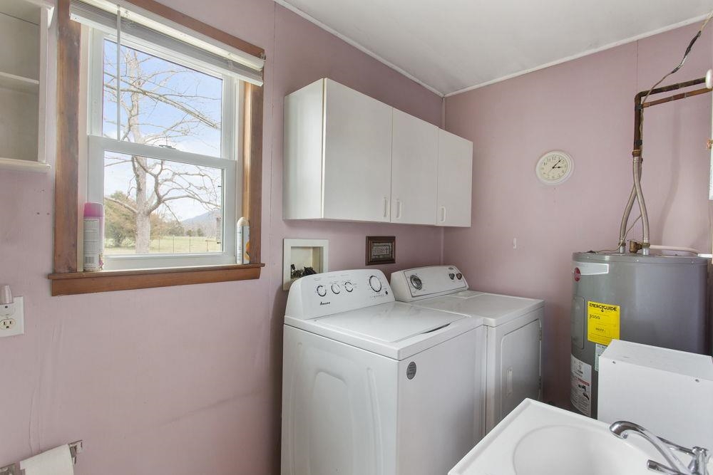 located in full bath on main level