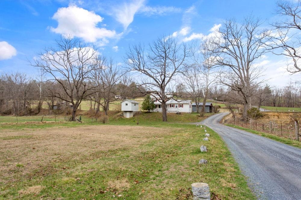 looking North from Hopkins Gap Rd