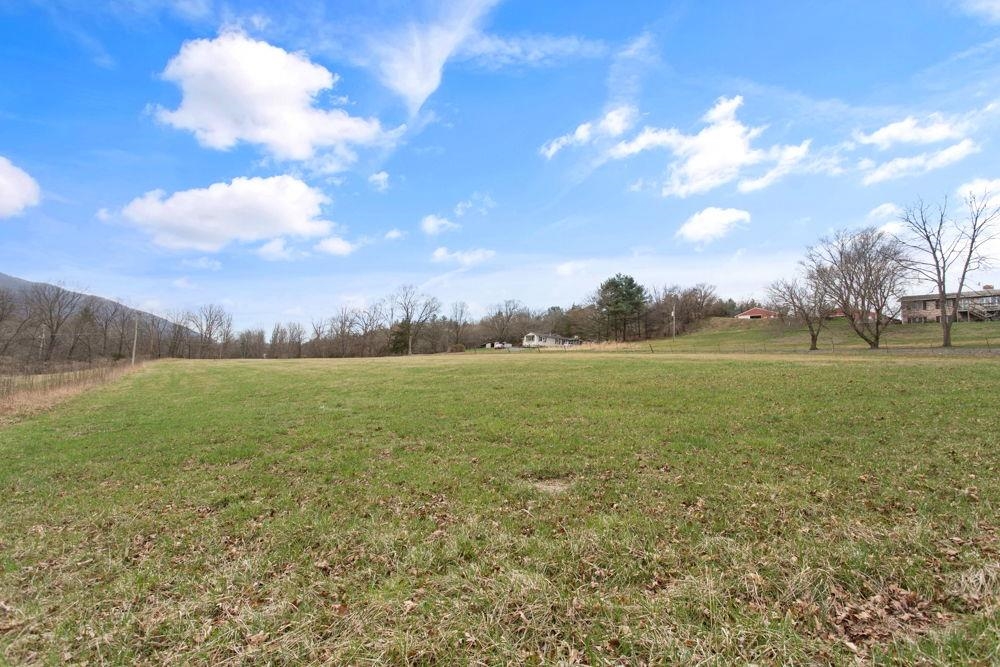 looking from south end of property
