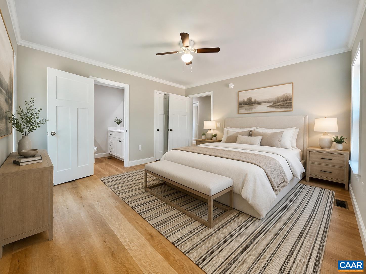Marketing images are virtually staged and reflect a similar finished room.