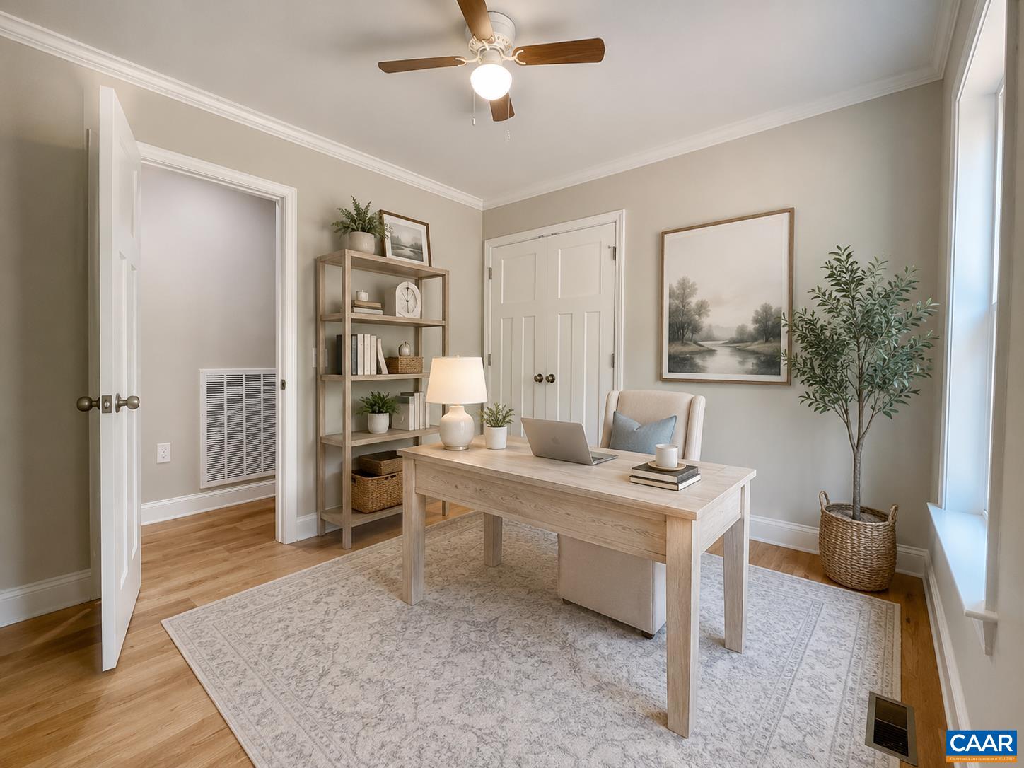 Marketing images are virtually staged and reflect a similar finished room.