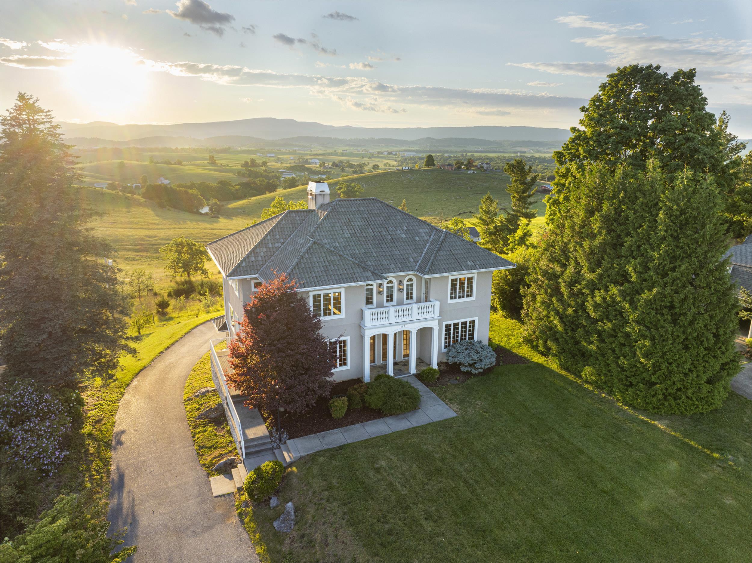 This Mediteranian estate sits stately on a prime lot in Harrisonburg offering matchless 35 mountain mile views from almost everywhere in the home. This Mediteranian estate sits stately on a prime lot in Harrisonburg offering matchless 35 mountain mile views from almost everywhere in the home.