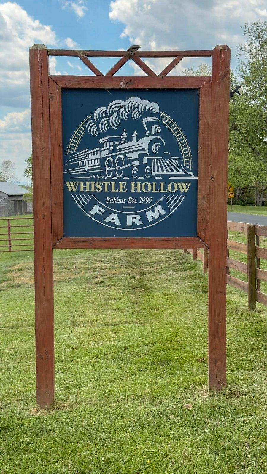 Whistle Hollow Sign  A rare opportunity to own one of the area’s most exceptional wedding venues.