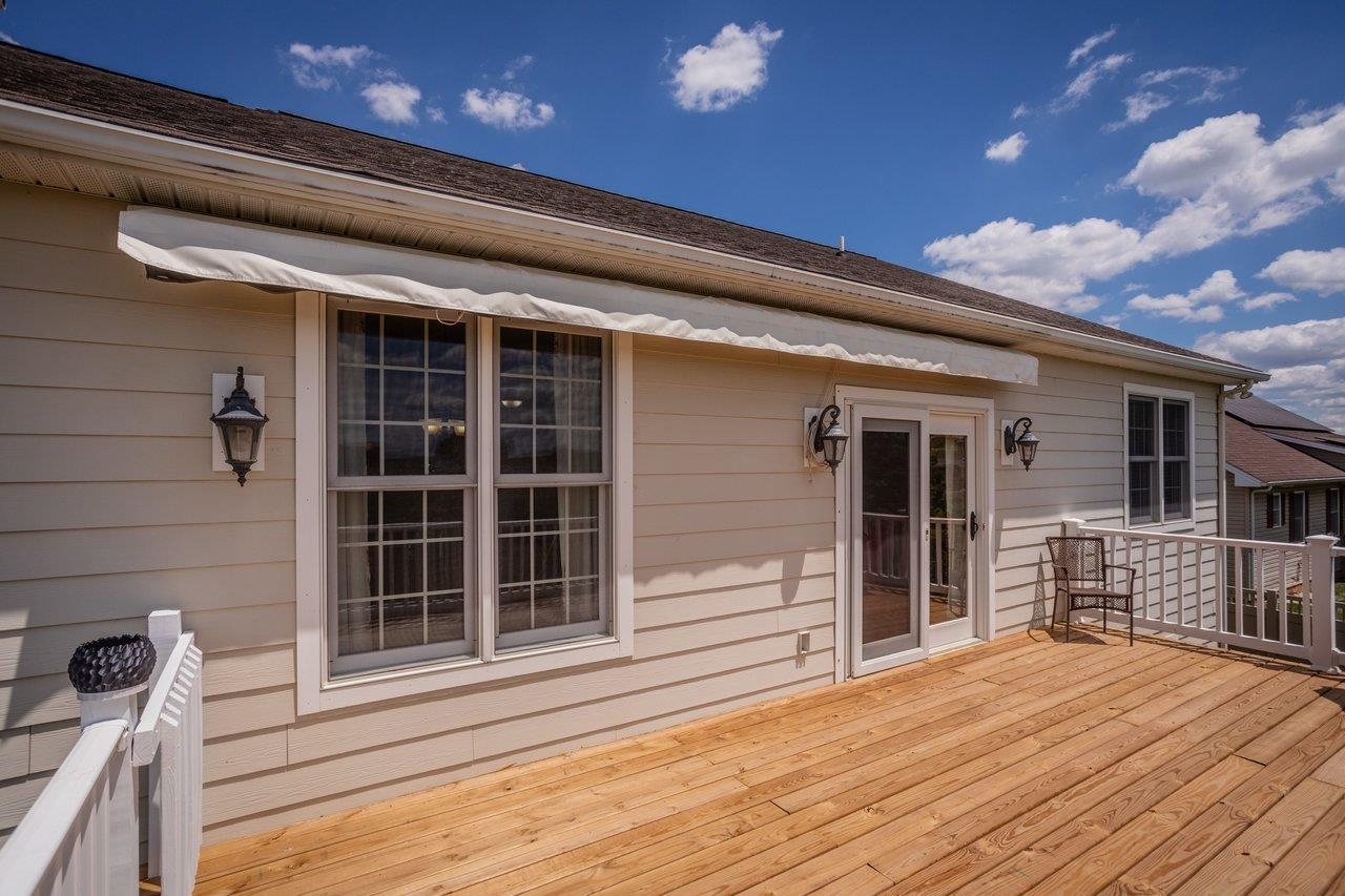 *there is an awning off the back of deck for added comfort during those hot summer days