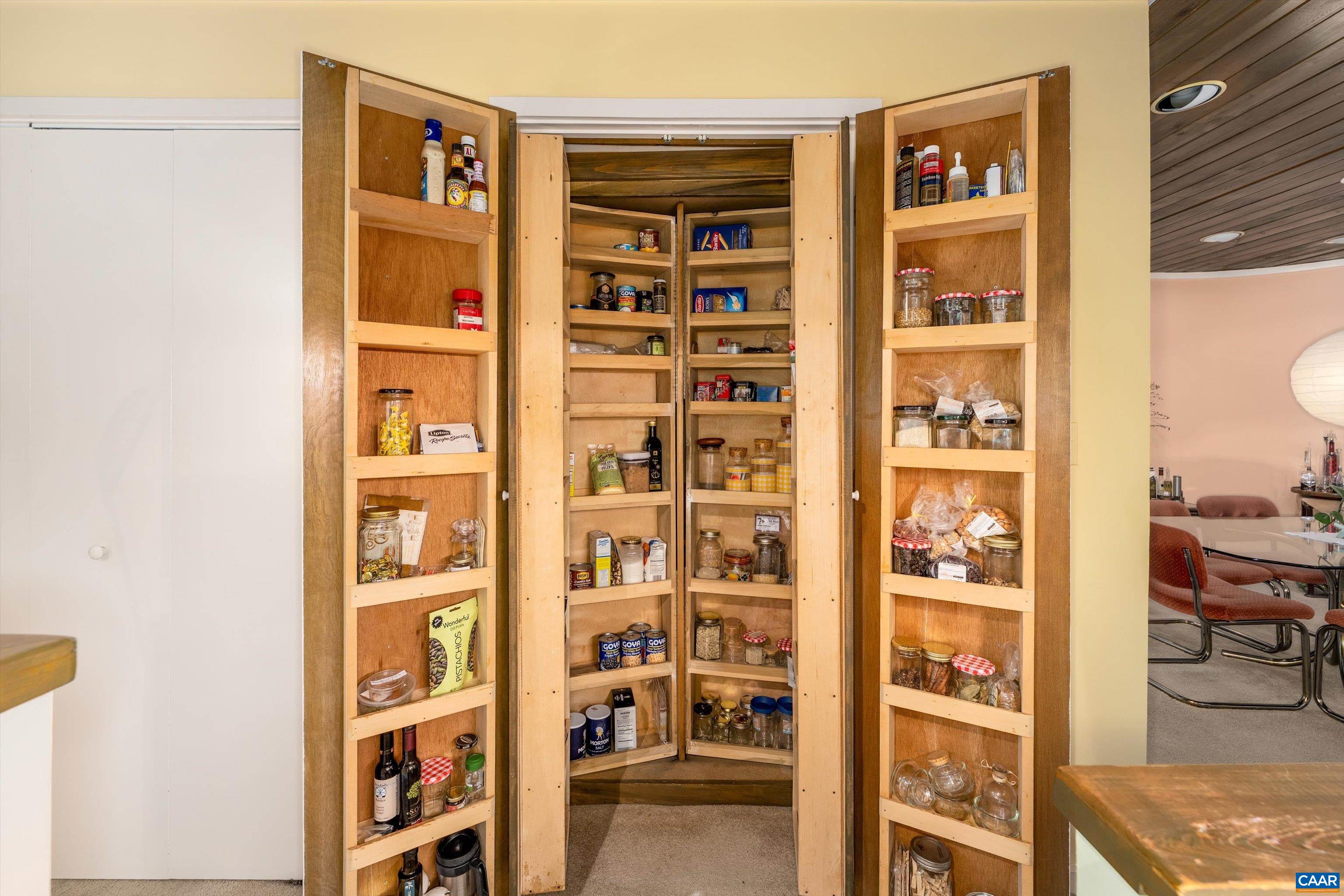 Large pantry off kitchen Large pantry off kitchen