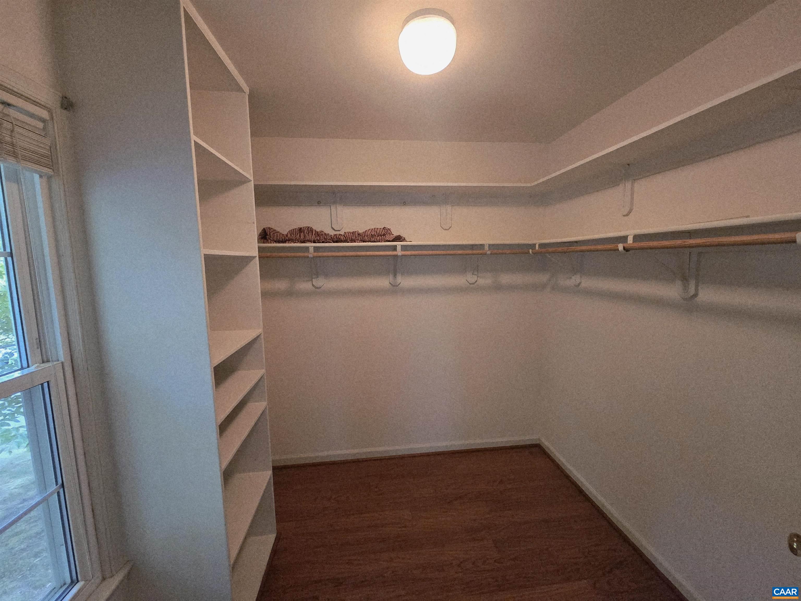 Primary walk in closet