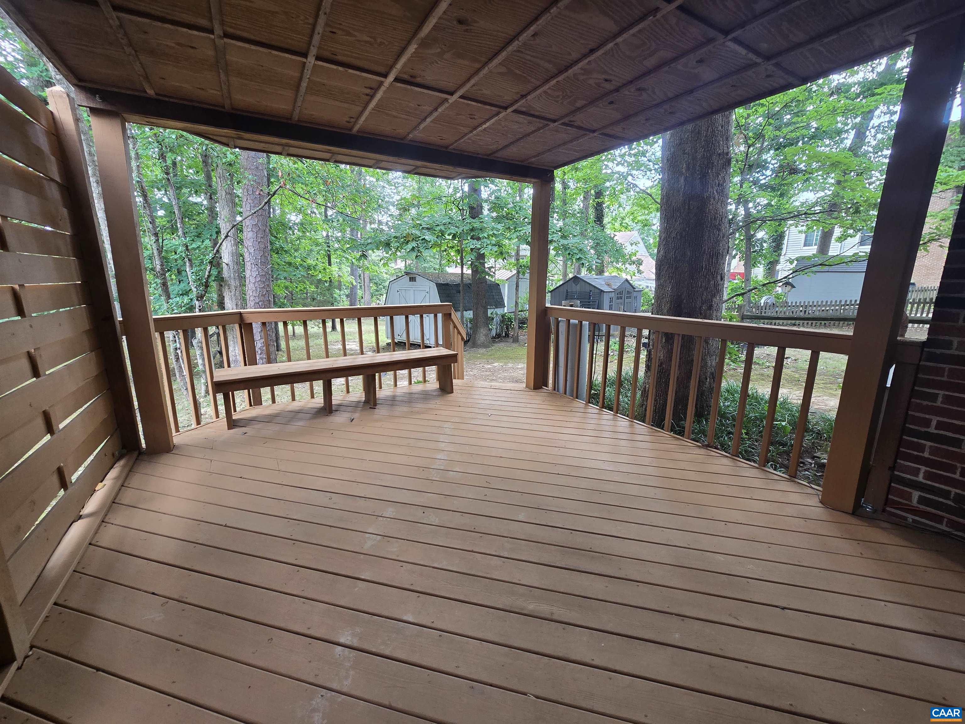 Nice rear porch