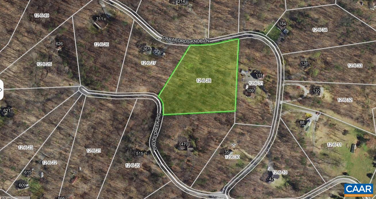 TBD PAULS CREEK RD, AFTON, Virginia 22920, ,Land,TBD PAULS CREEK RD,679063 MLS # 679063