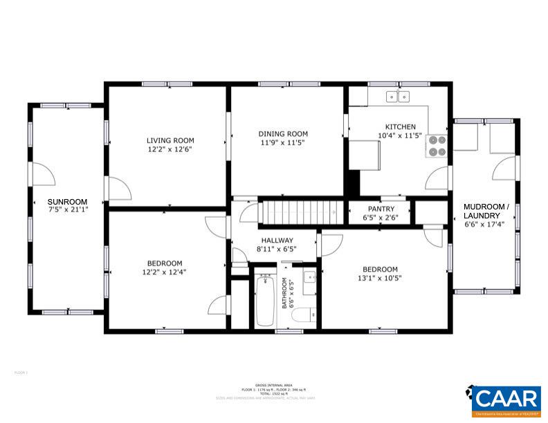 1893 WEST RIVER RD, SCOTTSVILLE, Virginia 24590, 3 Bedrooms Bedrooms, ,1 BathroomBathrooms,Residential,1893 WEST RIVER RD,679100 MLS # 679100