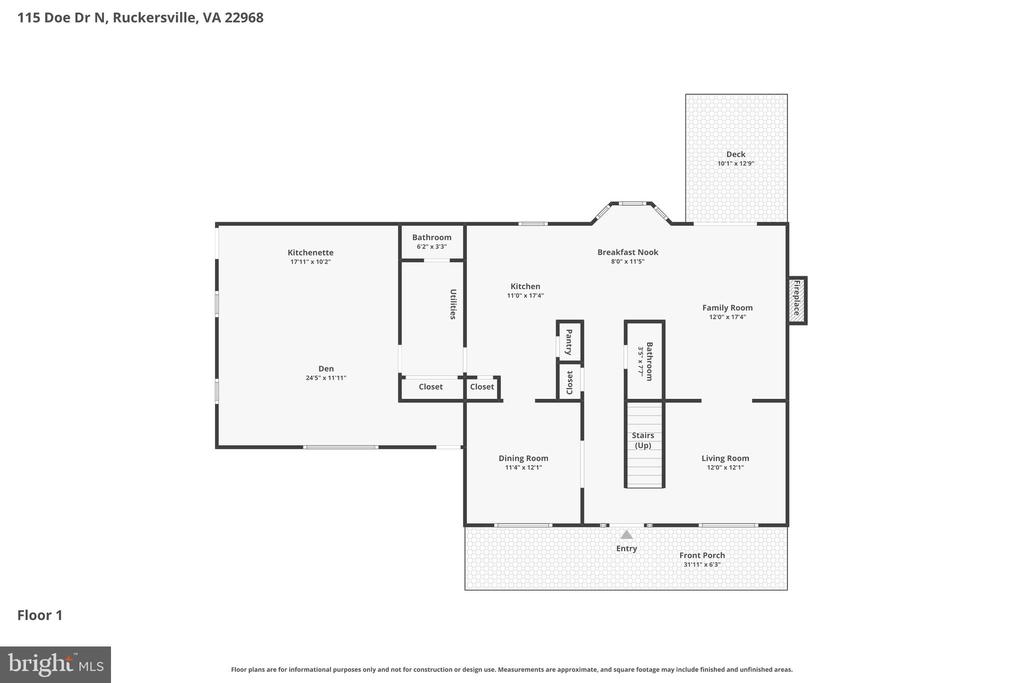 115 DOE DR, RUCKERSVILLE, Virginia 22968, 4 Bedrooms Bedrooms, ,2 BathroomsBathrooms,Residential,115 DOE DR,VAGR2000882 MLS # VAGR2000882