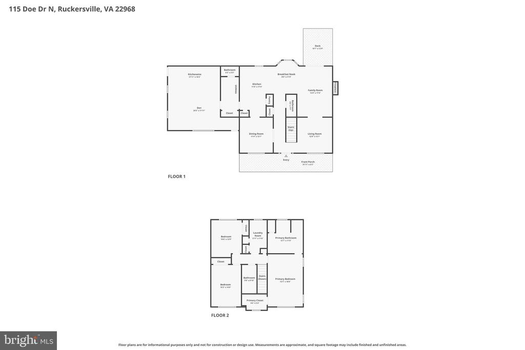 115 DOE DR, RUCKERSVILLE, Virginia 22968, 4 Bedrooms Bedrooms, ,2 BathroomsBathrooms,Residential,115 DOE DR,VAGR2000882 MLS # VAGR2000882