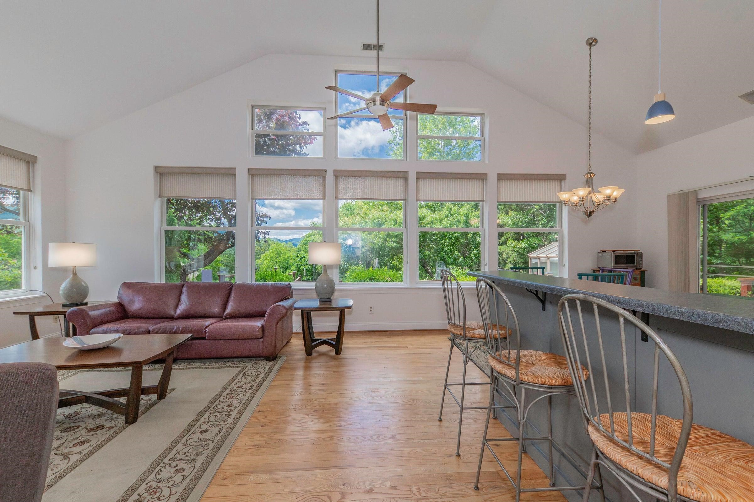 Abundant natural light. Abundant natural light.