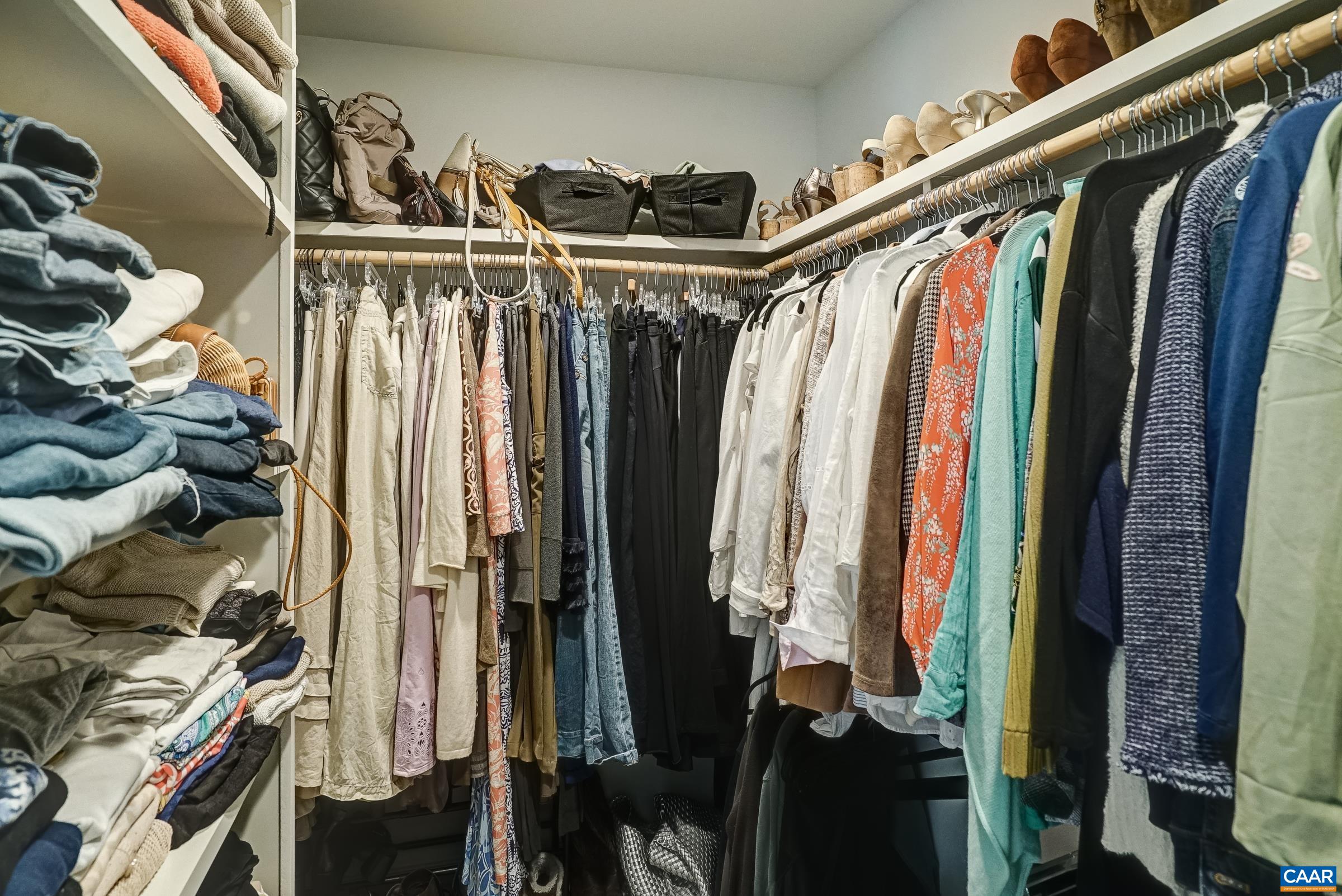 Custom walk-in closet. Custom walk-in closet.