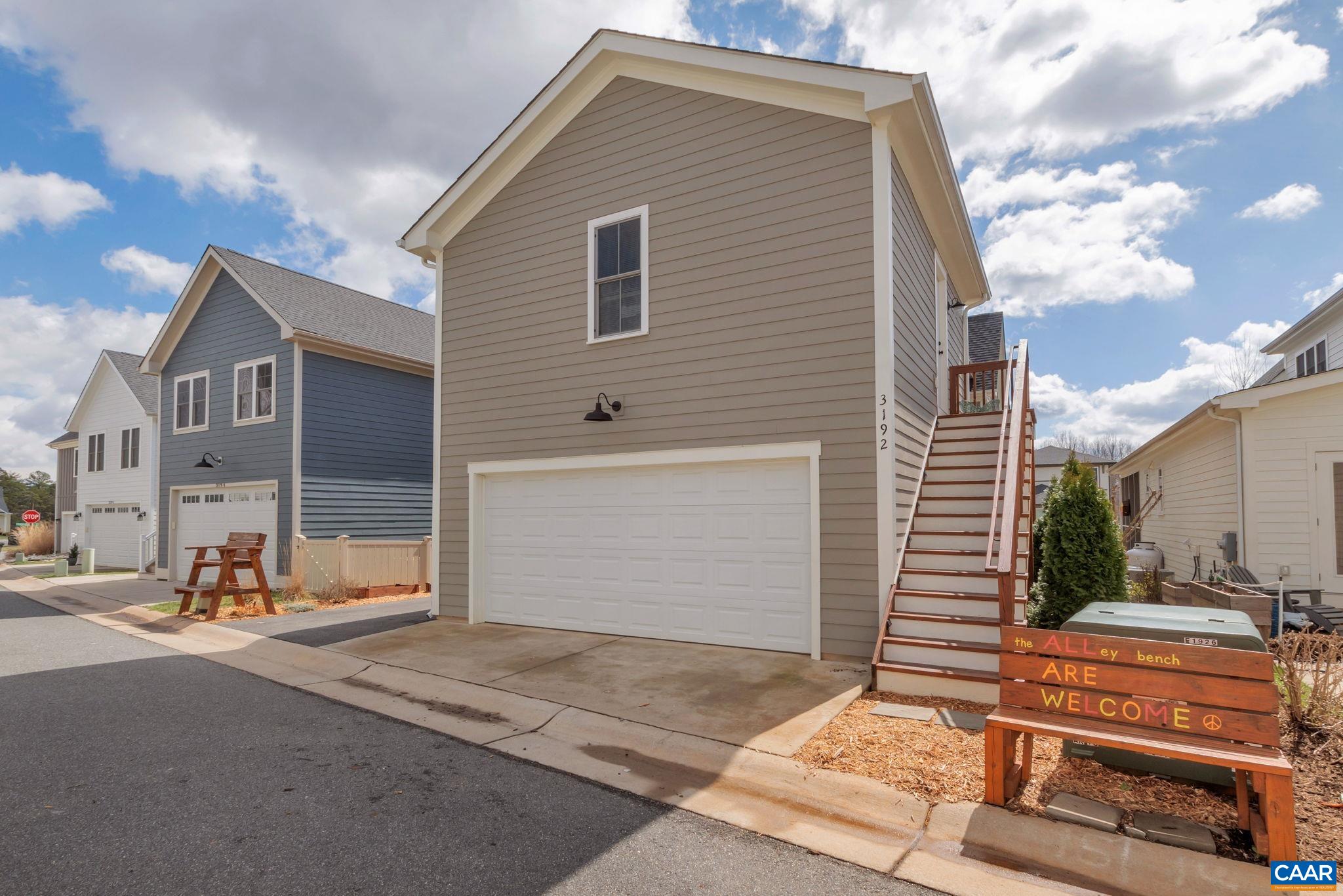 Detached 2 car garage features ADU above. Detached 2 car garage features ADU above.