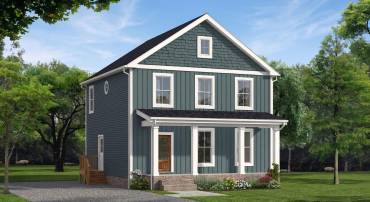 Rendering of Under Construction House