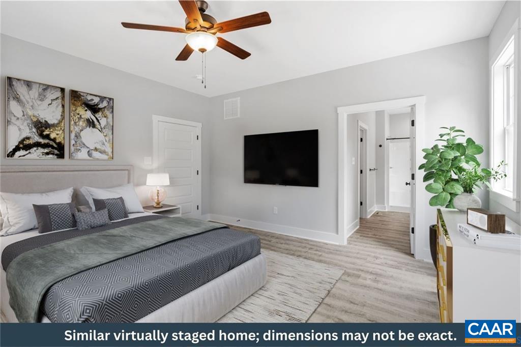 Primary Bedroom Staged Primary Bedroom Staged