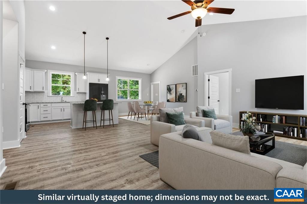 Great Room Staged Great Room Staged