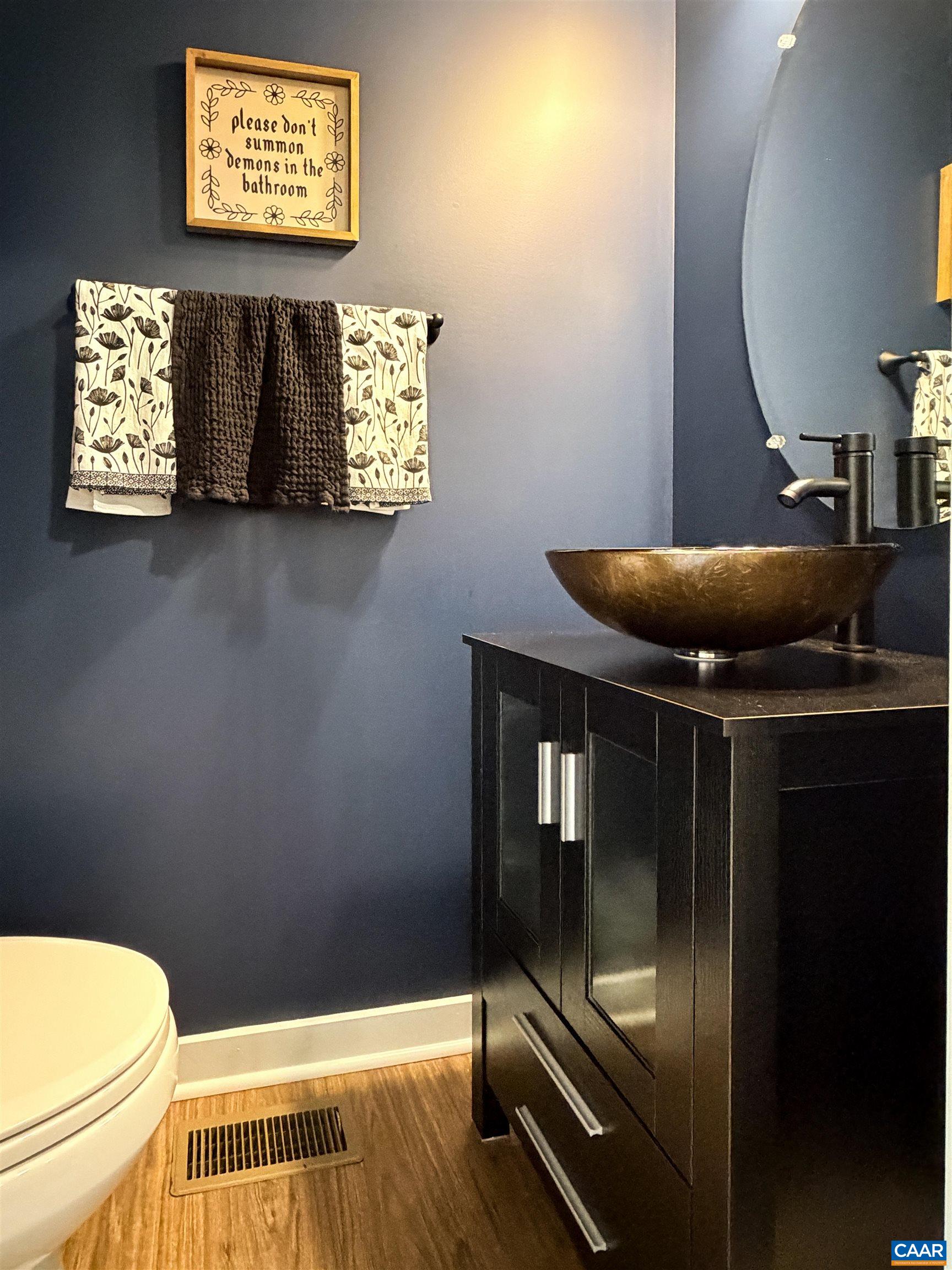 Main floor powder room Main floor powder room
