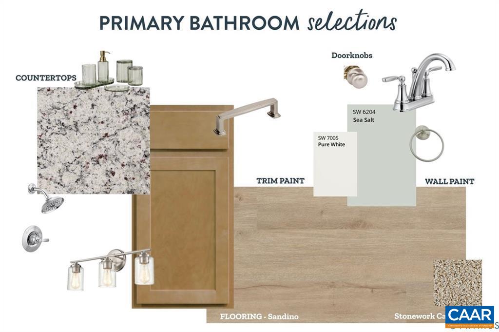 Primary Bathroom Design Selections