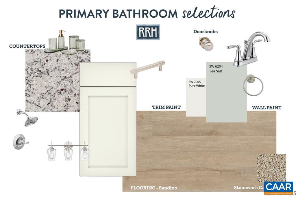 Primary Bathroom Design Selections