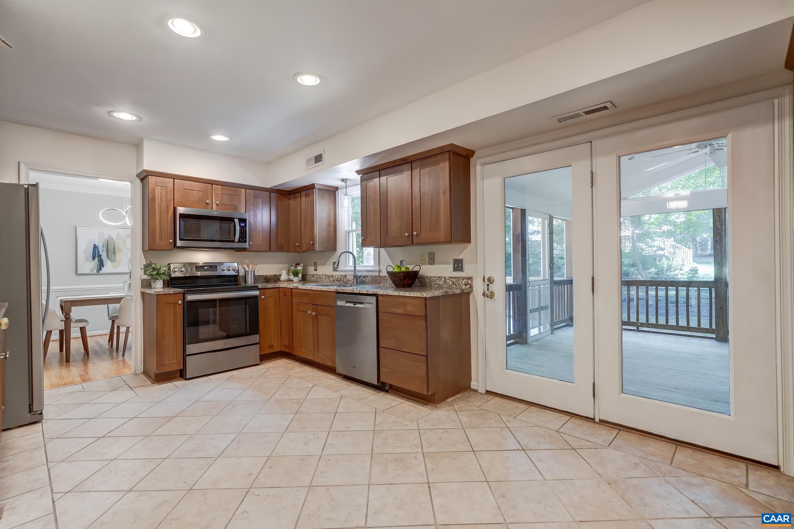 Modern kitchen with eat-in dining space. Modern kitchen with eat-in dining space.
