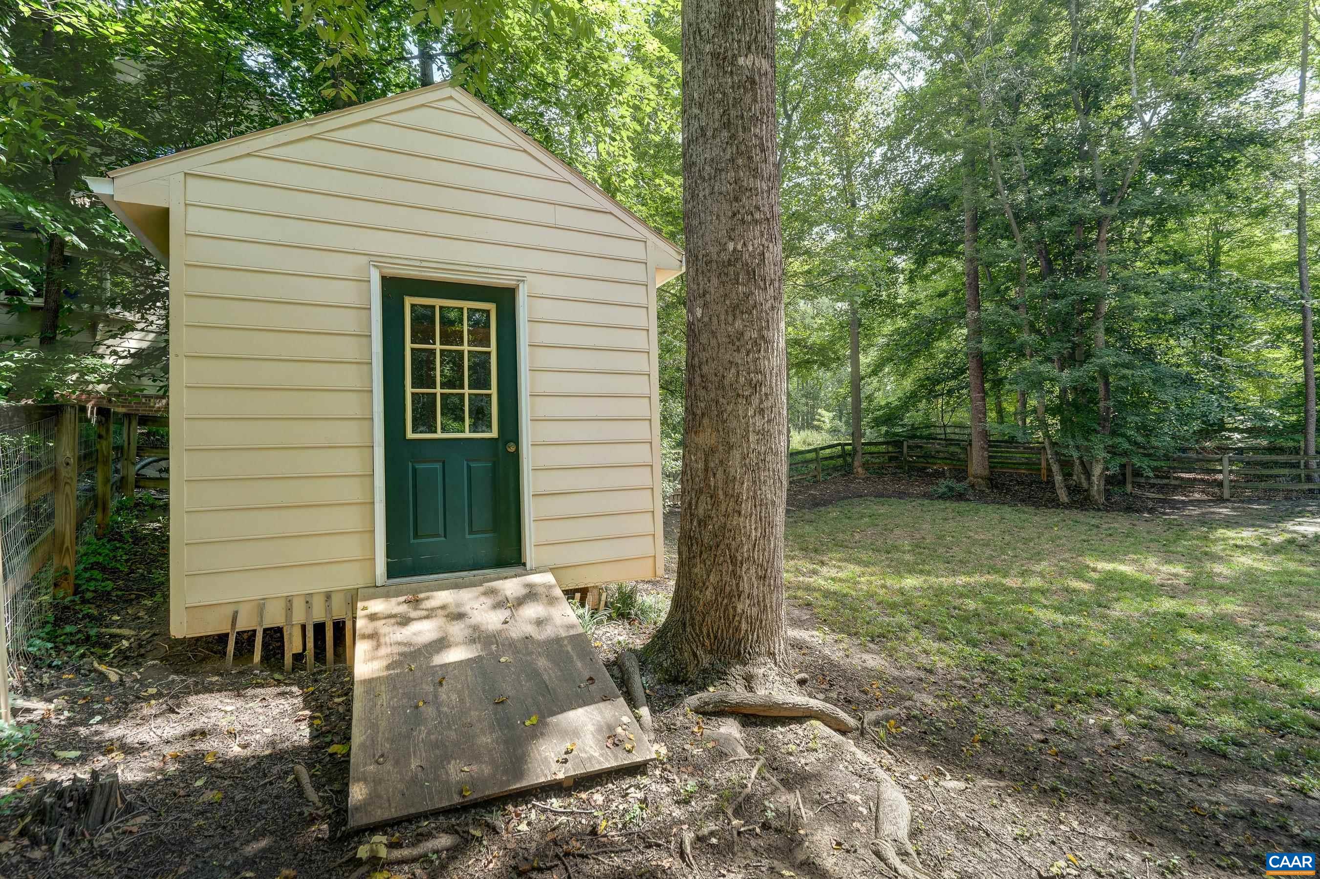 Storage shed for outdoor tools and equipment. Storage shed for outdoor tools and equipment.
