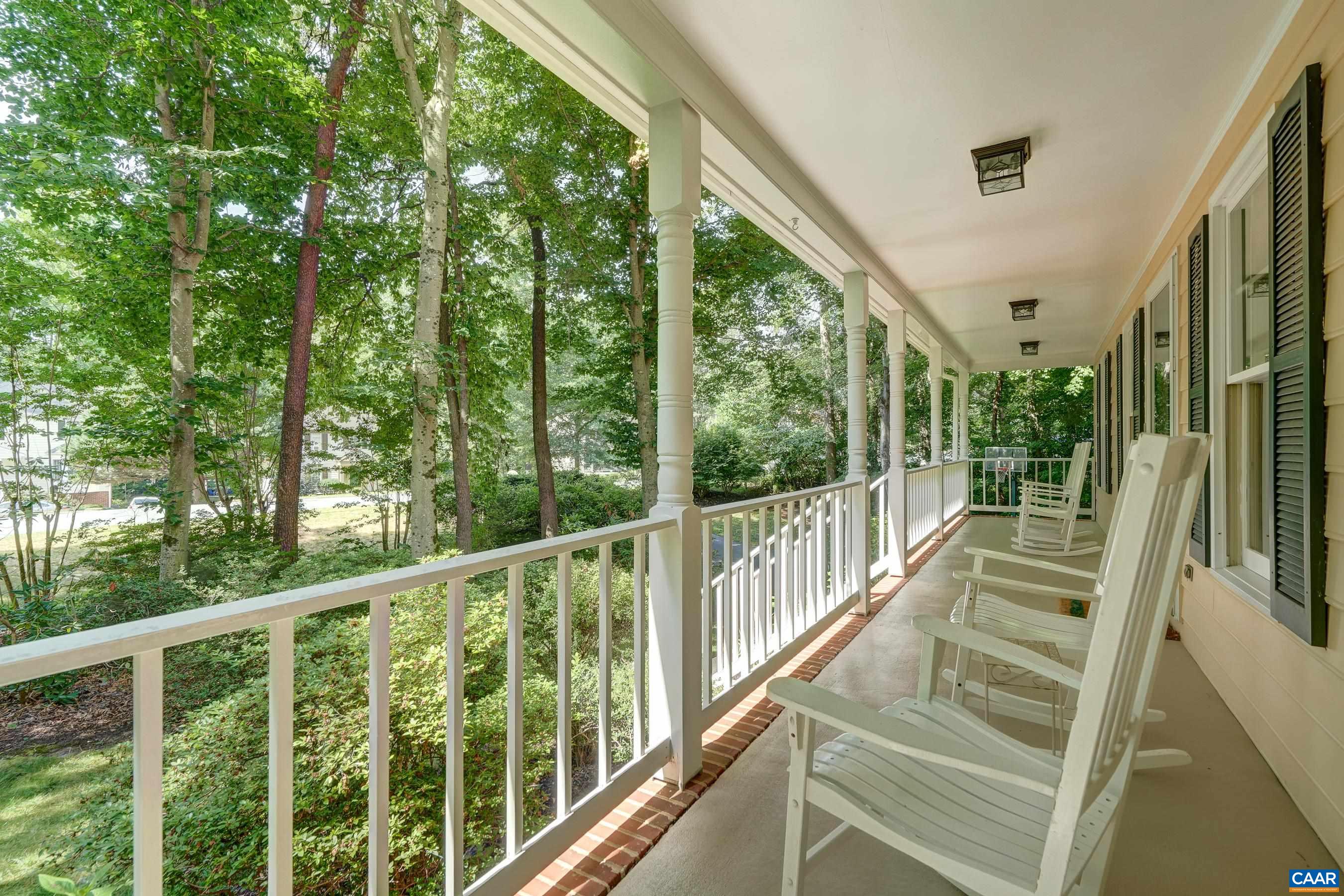 Wide, covered front porch to relax and enjoy a morning coffee. Wide, covered front porch to relax and enjoy a morning coffee.