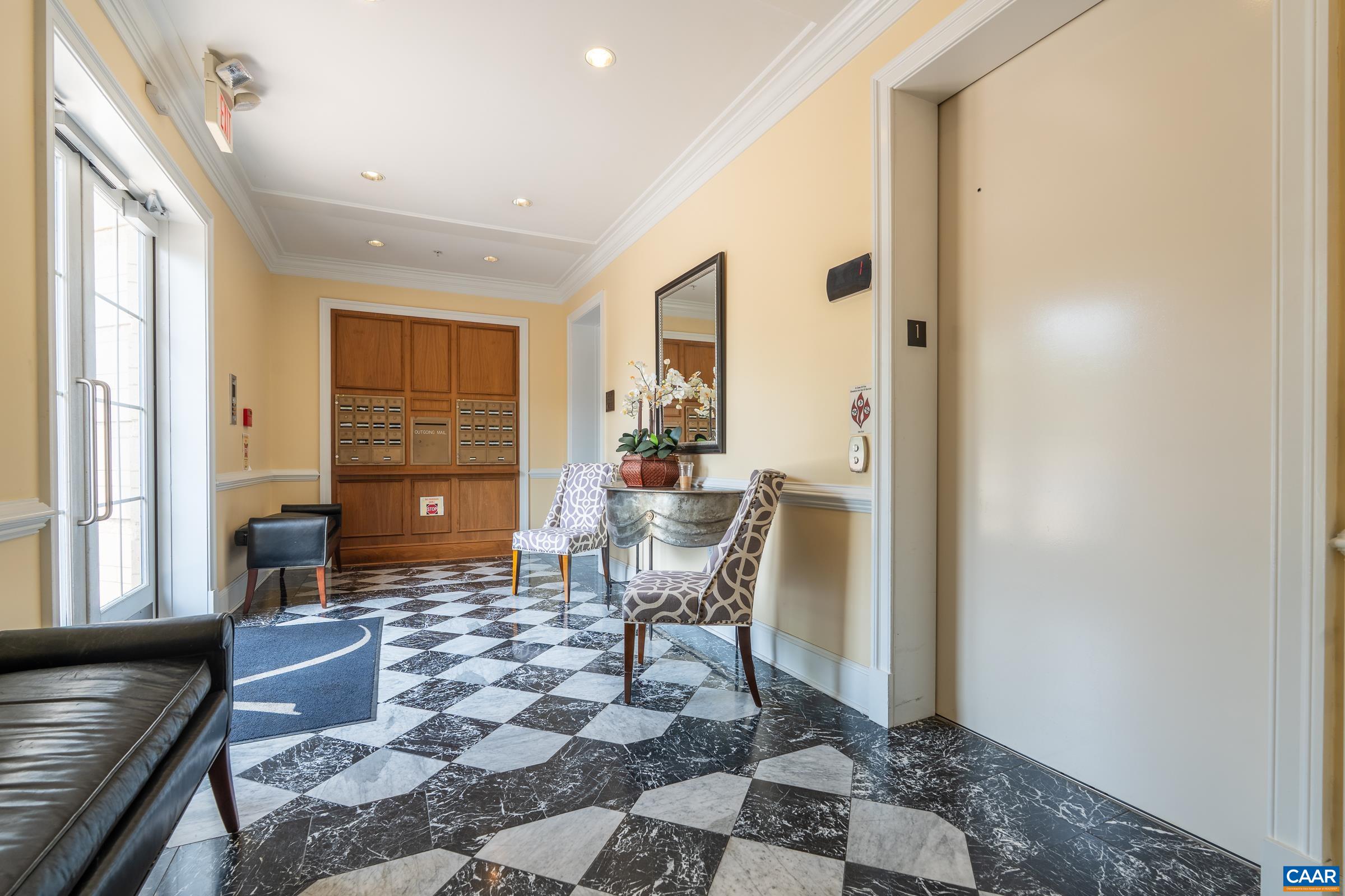 NO steps from the garage to the home.