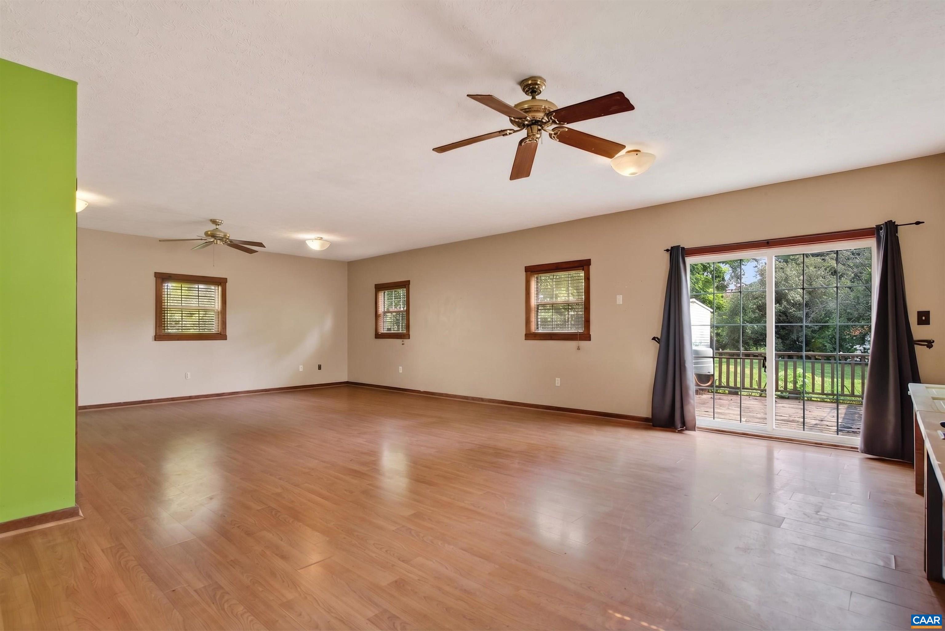The Addition is off the Kitchen. The Addition is off the Kitchen.