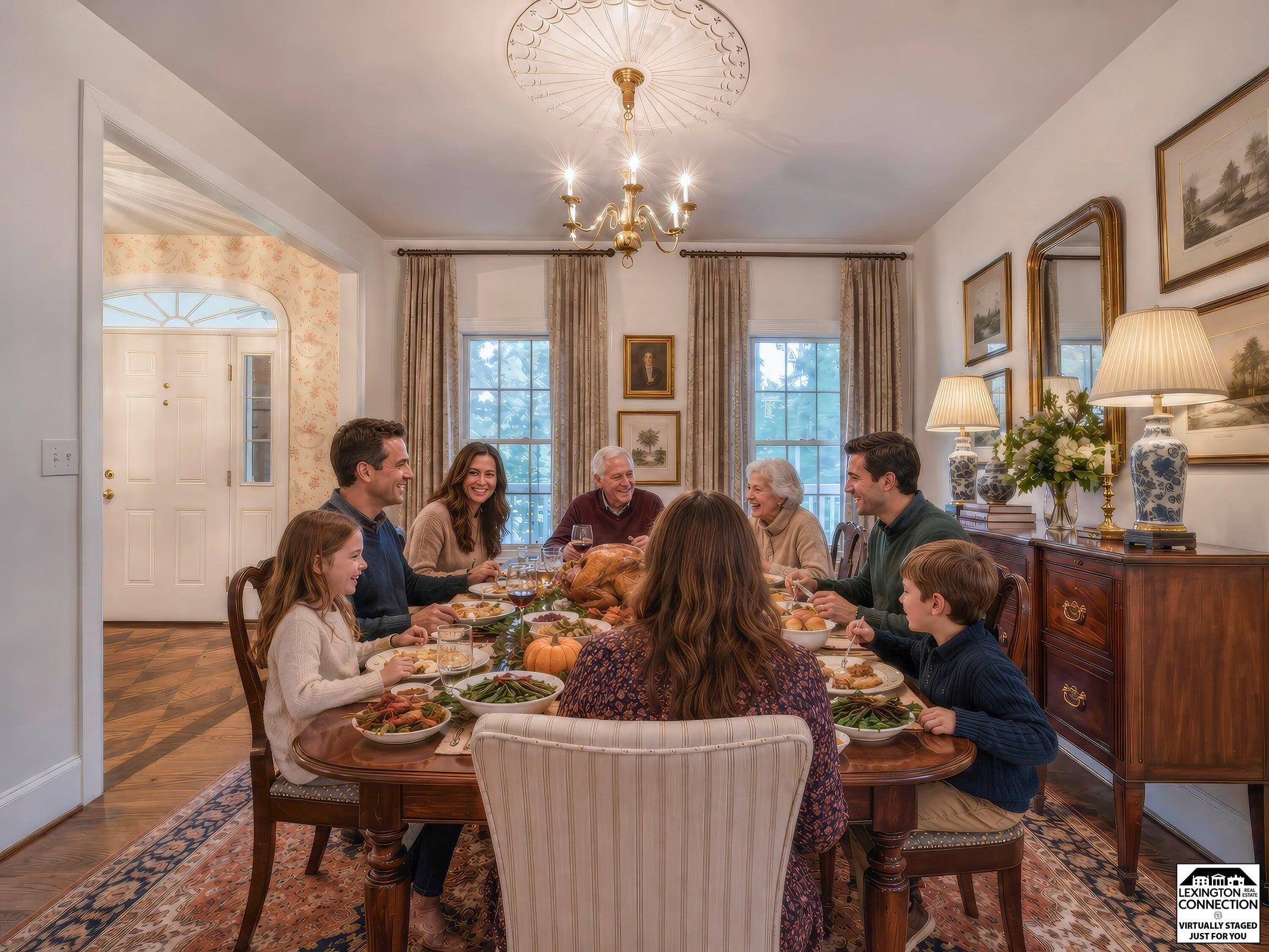Your dining room at your first Thanksgiving gathering! Your dining room at your first Thanksgiving gathering!