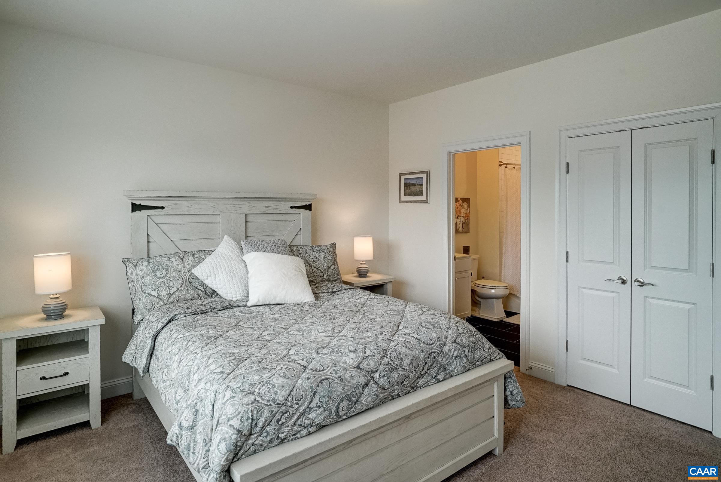 Guest suite with two closets and ensuite bathroom