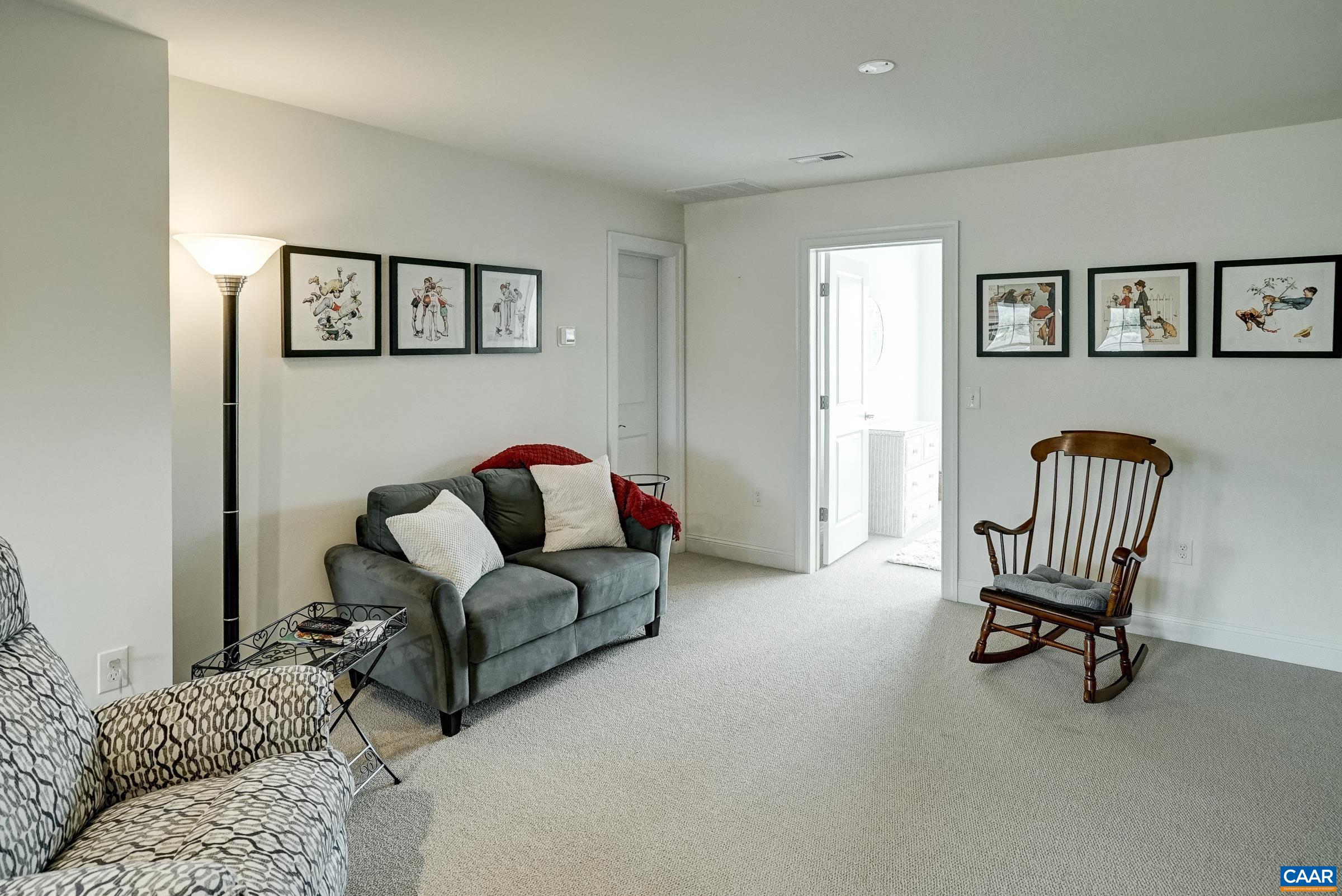 Spacious fourth floor rec room