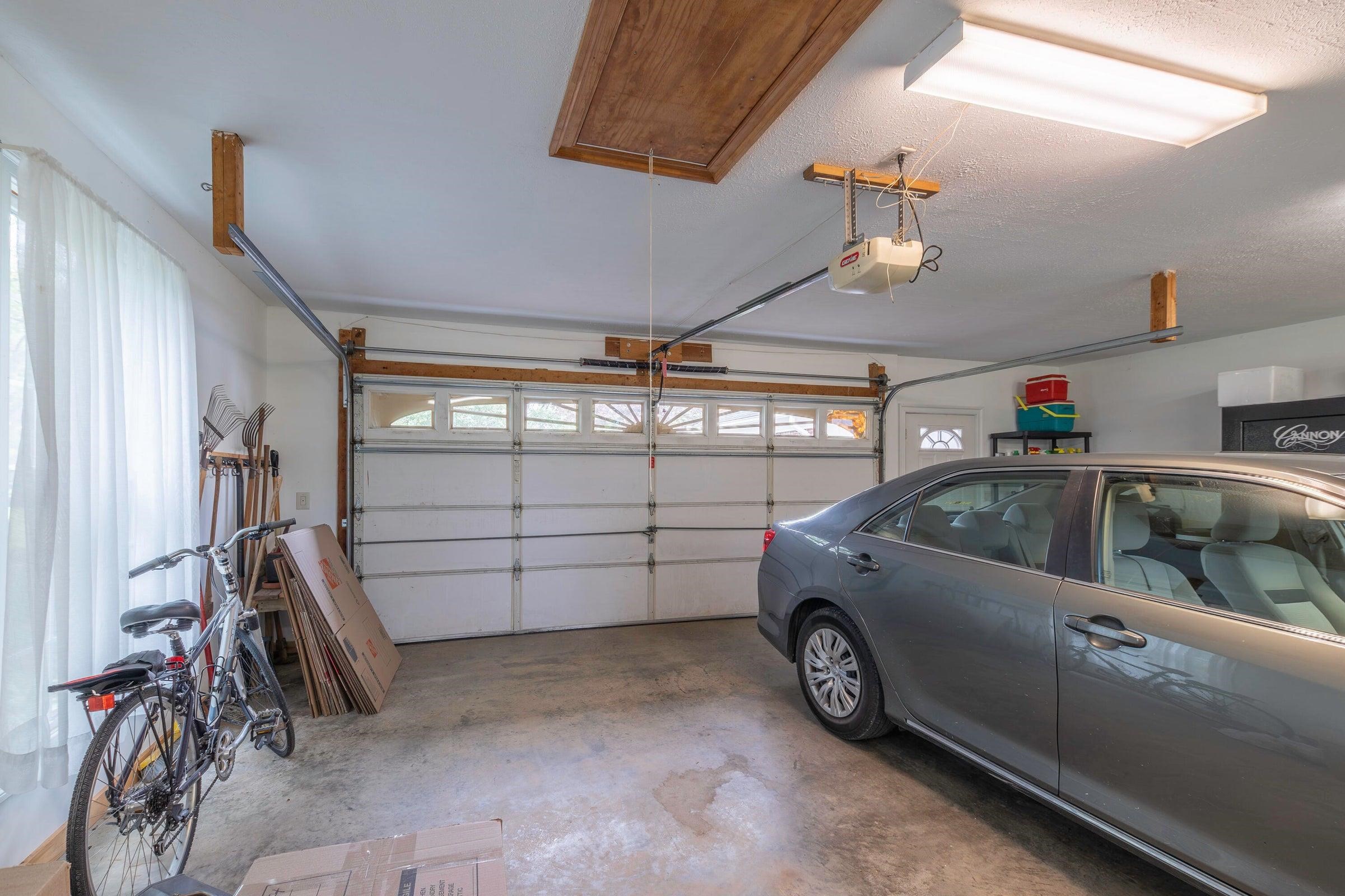 Storage above garage. Storage above garage.