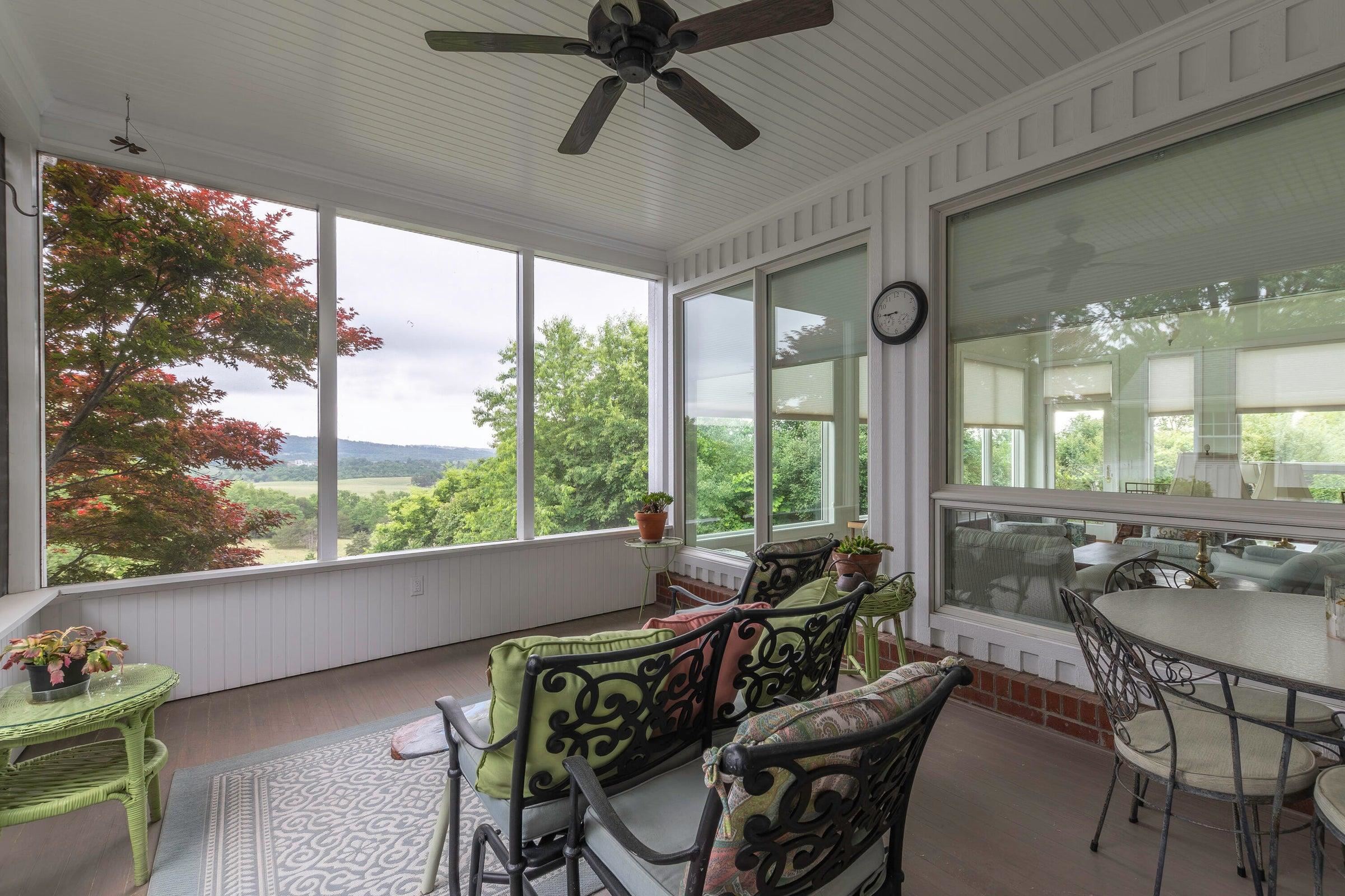Screened Porch off Family Room. Screened Porch off Family Room.