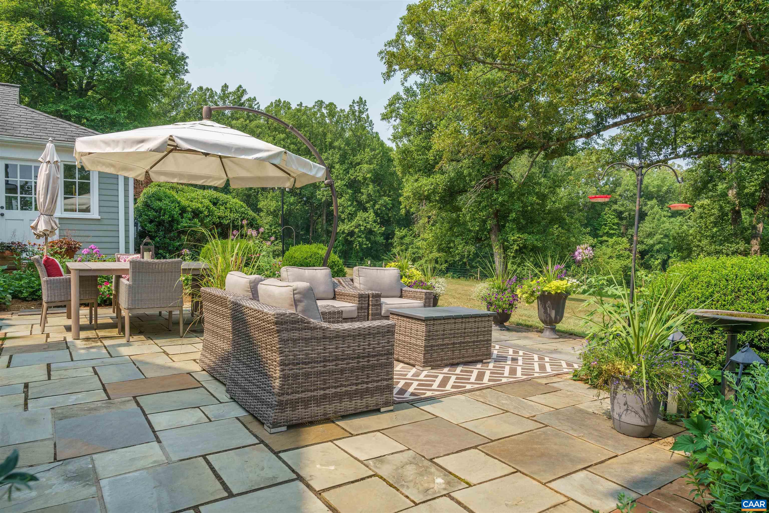 Located on the west side of the home to take advantage of the Blue Ridge Mountain views! Located on the west side of the home to take advantage of the Blue Ridge Mountain views!