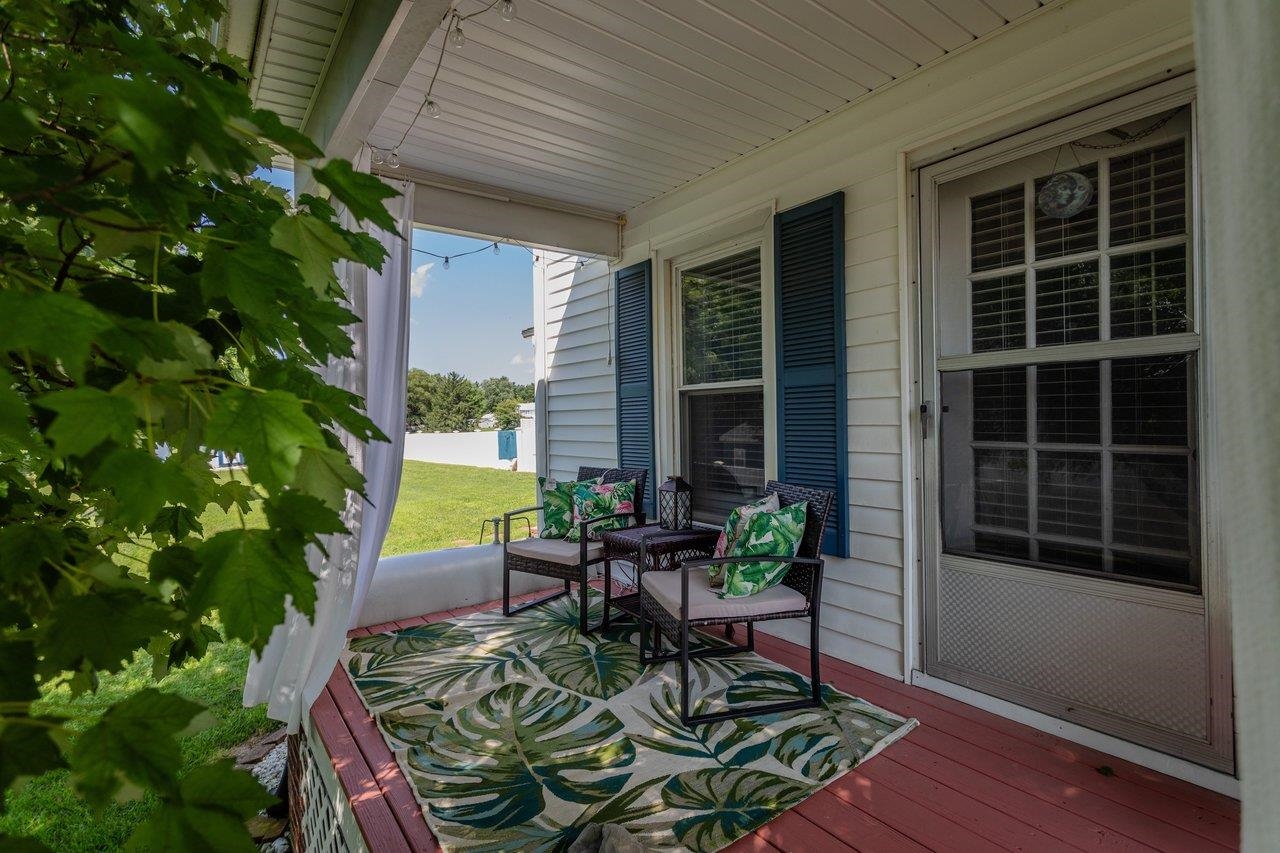 Master bedroom side porch Master bedroom side porch