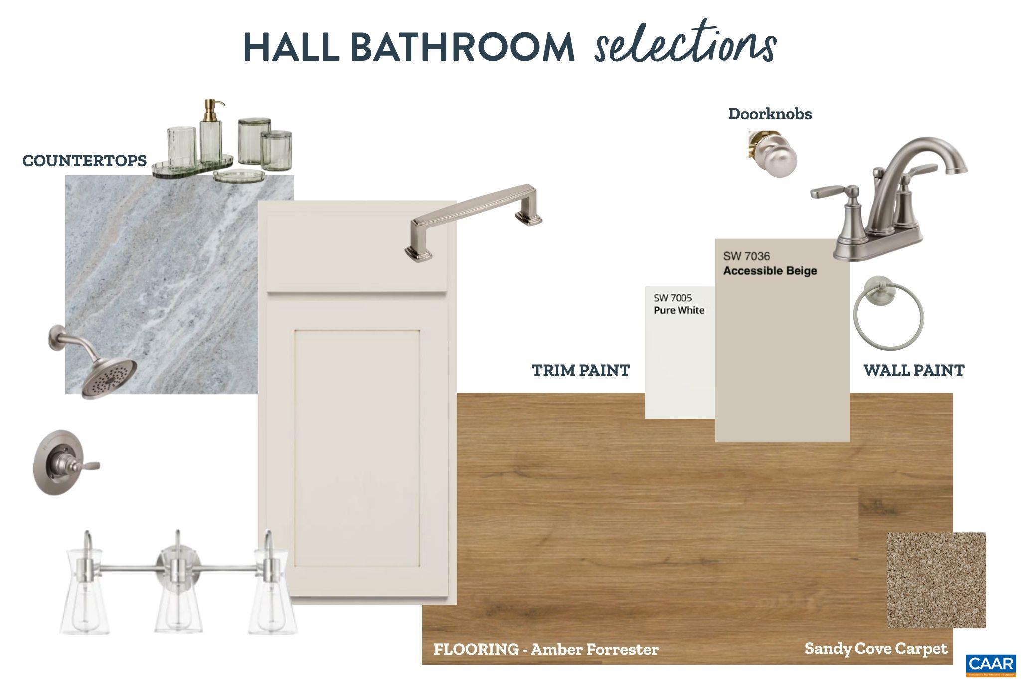 Hall Bathroom Design Selections