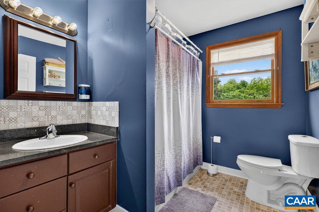 Attached primary bathroom.