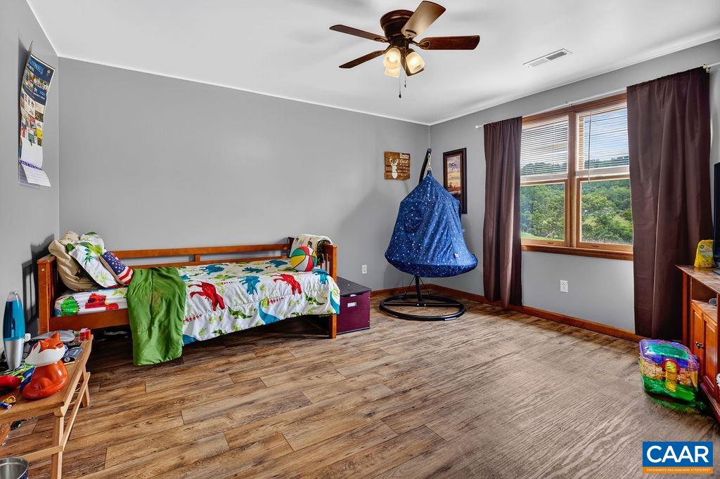 Large guest bedroom on the second floor.