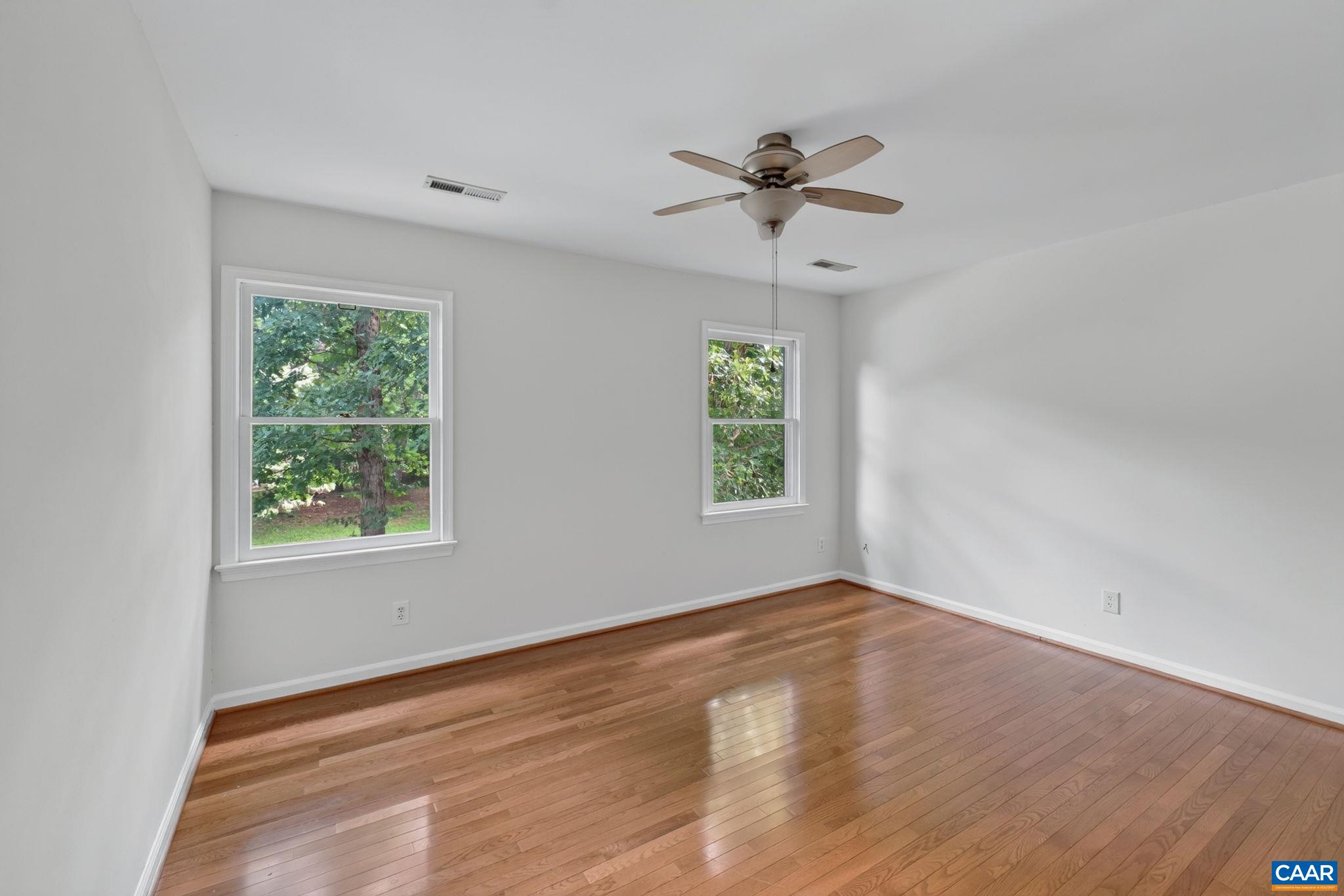 This bedroom sits on the front of the home on the 2nd floor.