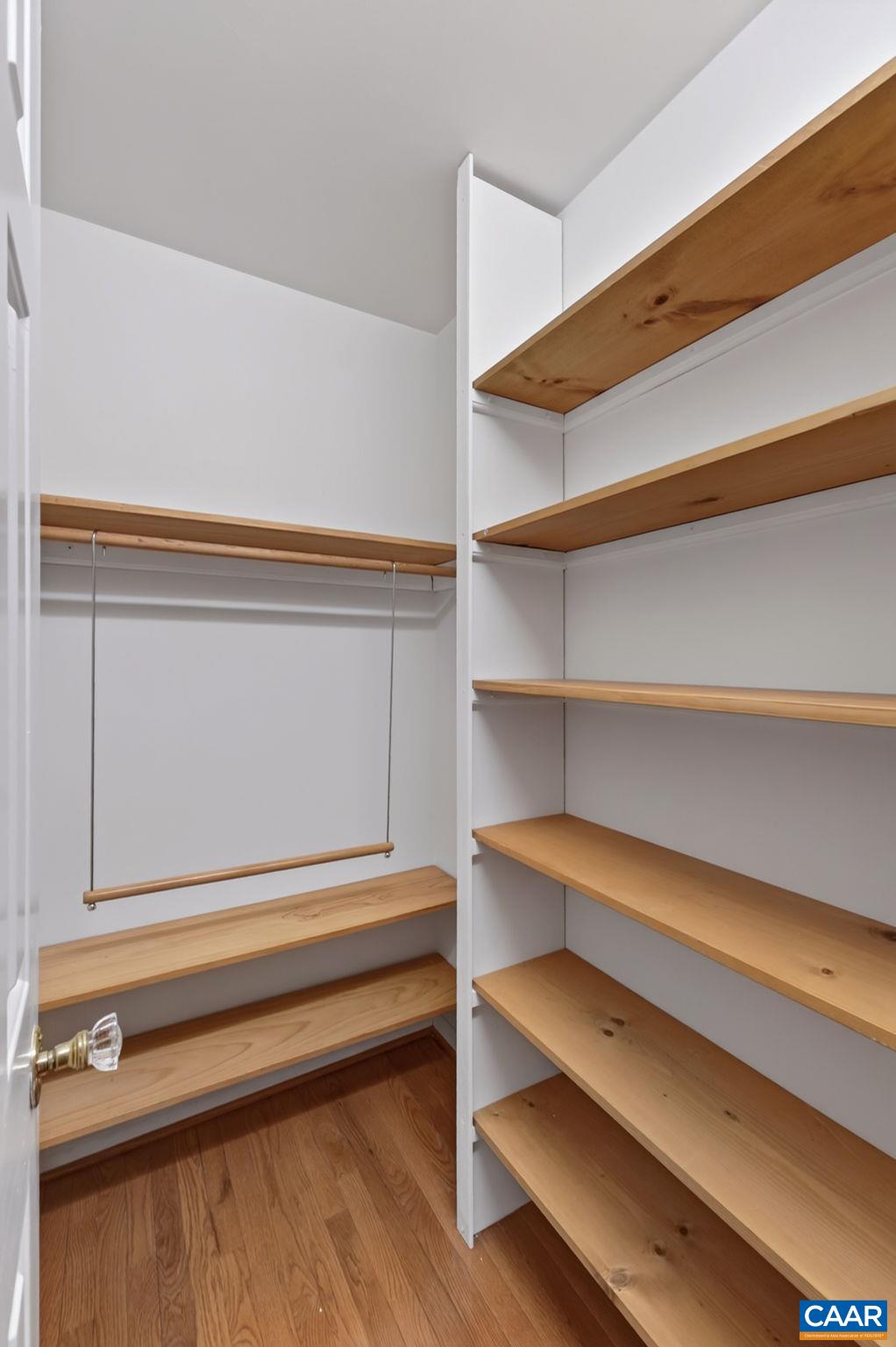 You will love all the extra space this walk in closet provides for one of the secondary bedrooms!