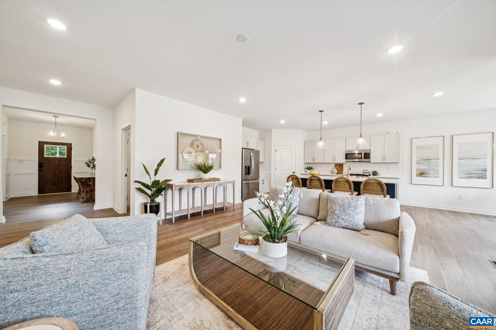 and Kitchen. Model Home