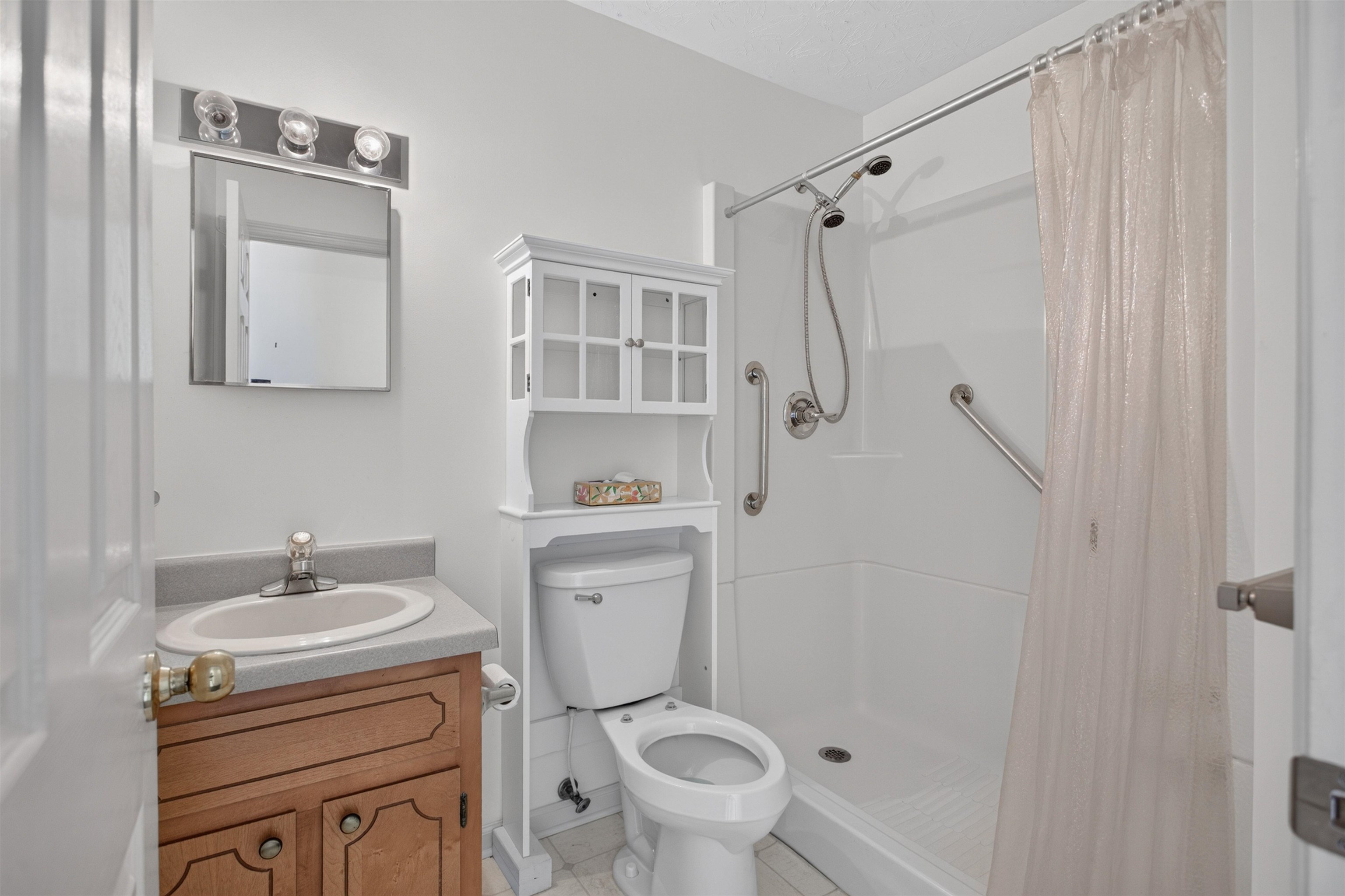 Toilet lid will be replaced before closing.